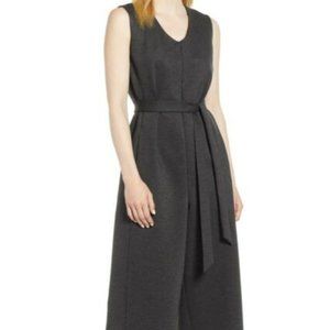 Eileen Fisher Crop Ponte Knit Tie-Waist Jumpsuit